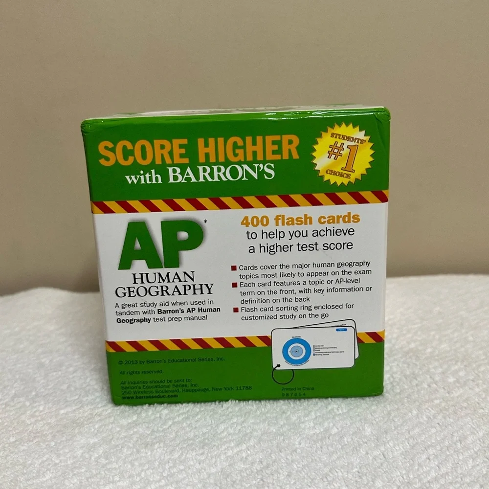 Barron's AP Human Geography Flash Cards
